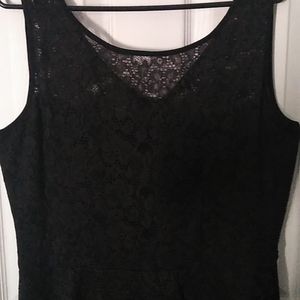 Black lace dress size 12
